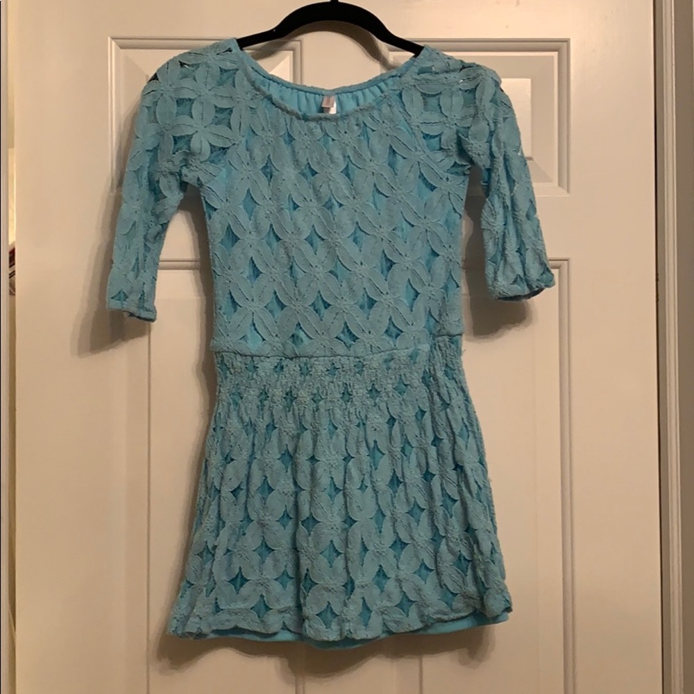 Cute lace vacation dress or dinner dress